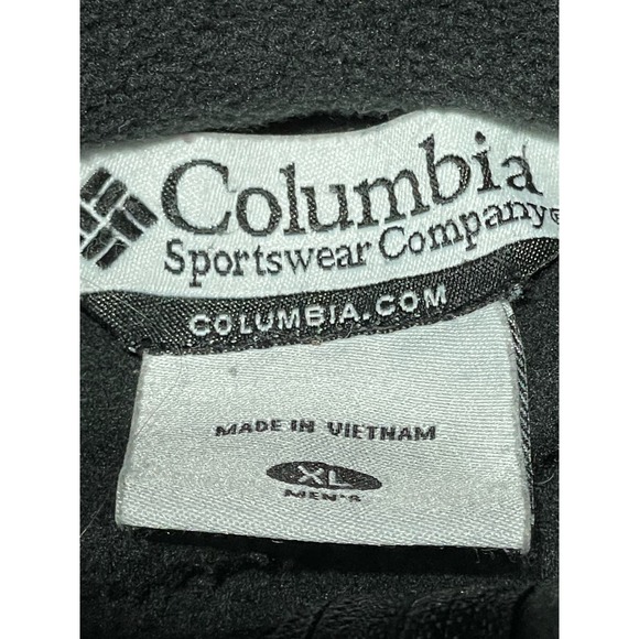 Columbia Fleece Full Zip Mens Sweatshirt/Jacket Black XL - Picture 4 of 5